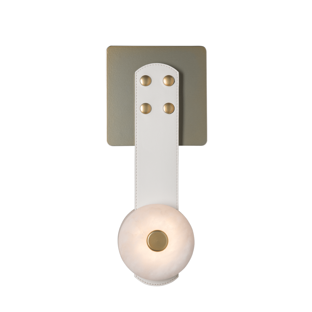 Evsore Moderne Minimaliste LED Cuir Albâtre Applique Murale - Neutralighting