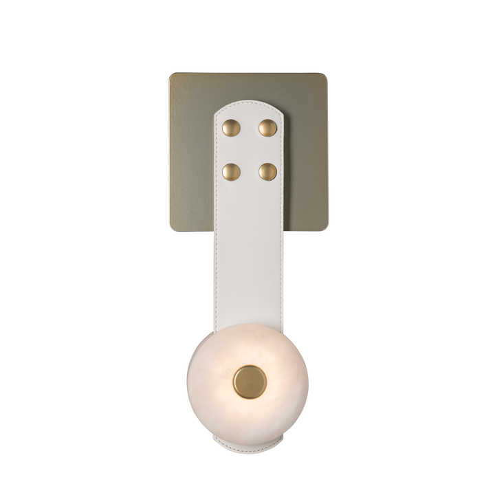 Evsore Moderne Minimaliste LED Cuir Albâtre Applique Murale - Neutralighting