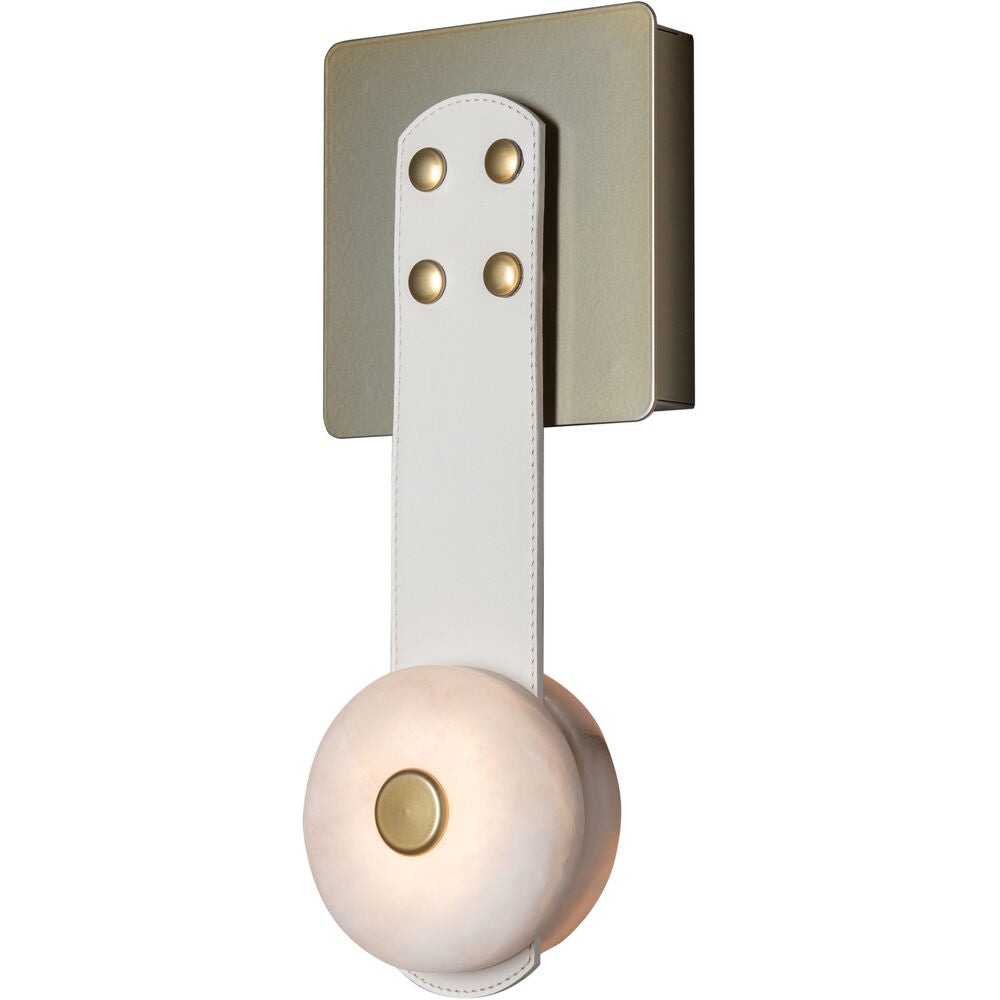 Evsore Moderne Minimaliste LED Cuir Albâtre Applique Murale - Neutralighting