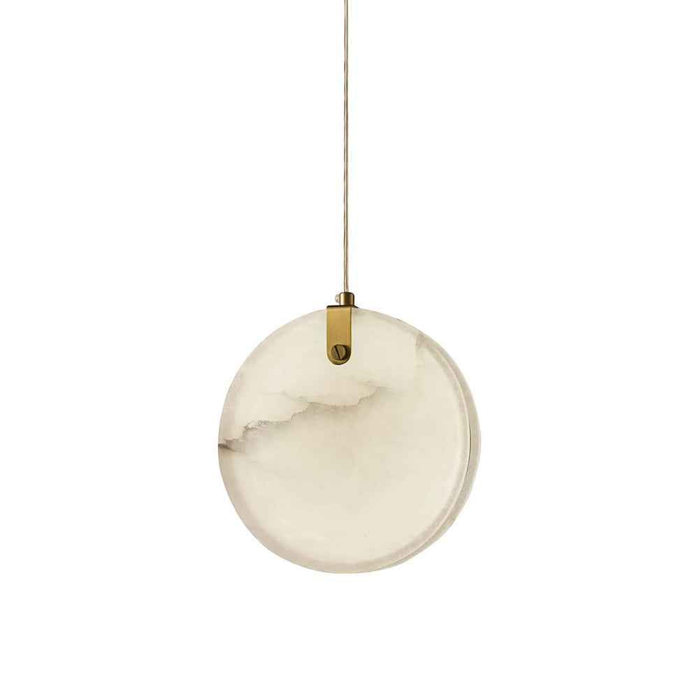 Utalionis Moderne Minimaliste Laiton Albâtre Suspension - Neutralighting
