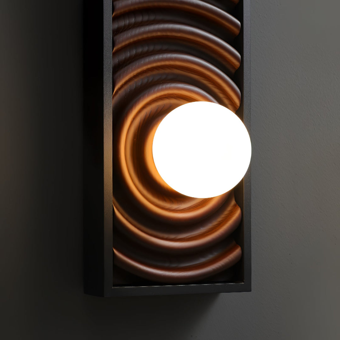 Caleb Applique Murale en Bois Vintage - Neutralighting