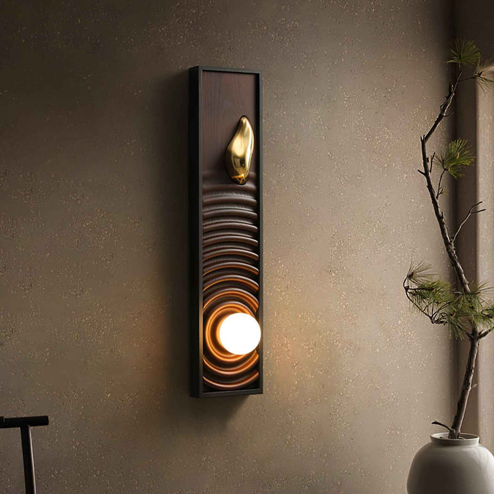 Caleb Verre 18cm Noir LED