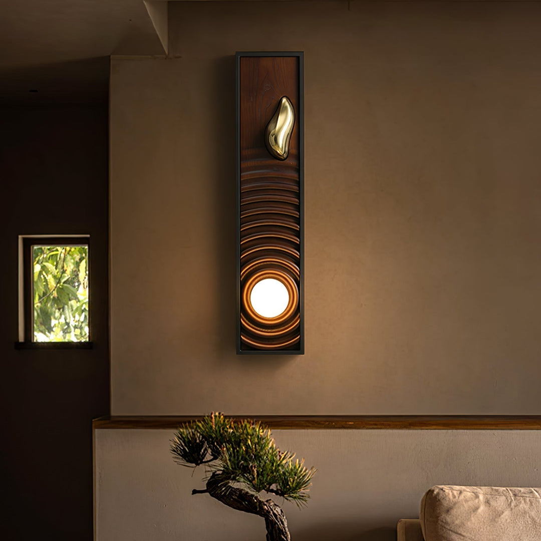 Caleb Applique Murale en Bois Vintage - Neutralighting