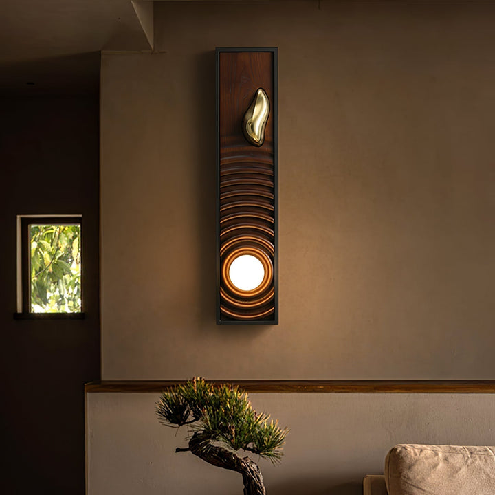 Caleb Applique Murale en Bois Vintage - Neutralighting