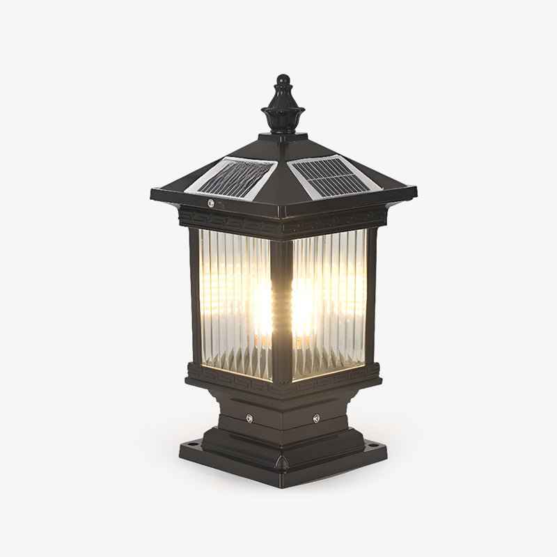 Ray Verre 20cm Noir LED