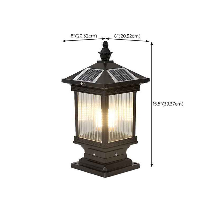 Ray Verre 20cm Noir LED