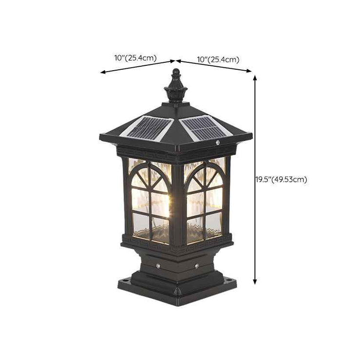 Ray Verre 20cm Noir LED