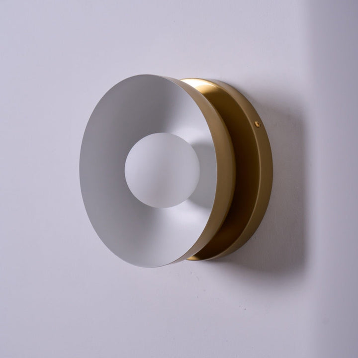 Vethaora Lampe Murale Verre Laiton Minimaliste - Neutralighting