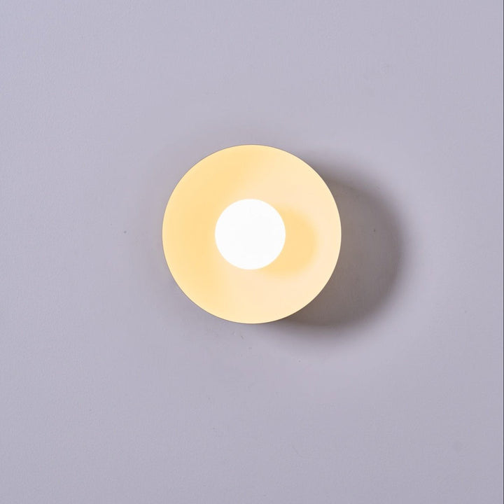 Vethaora Lampe Murale Verre Laiton Minimaliste - Neutralighting