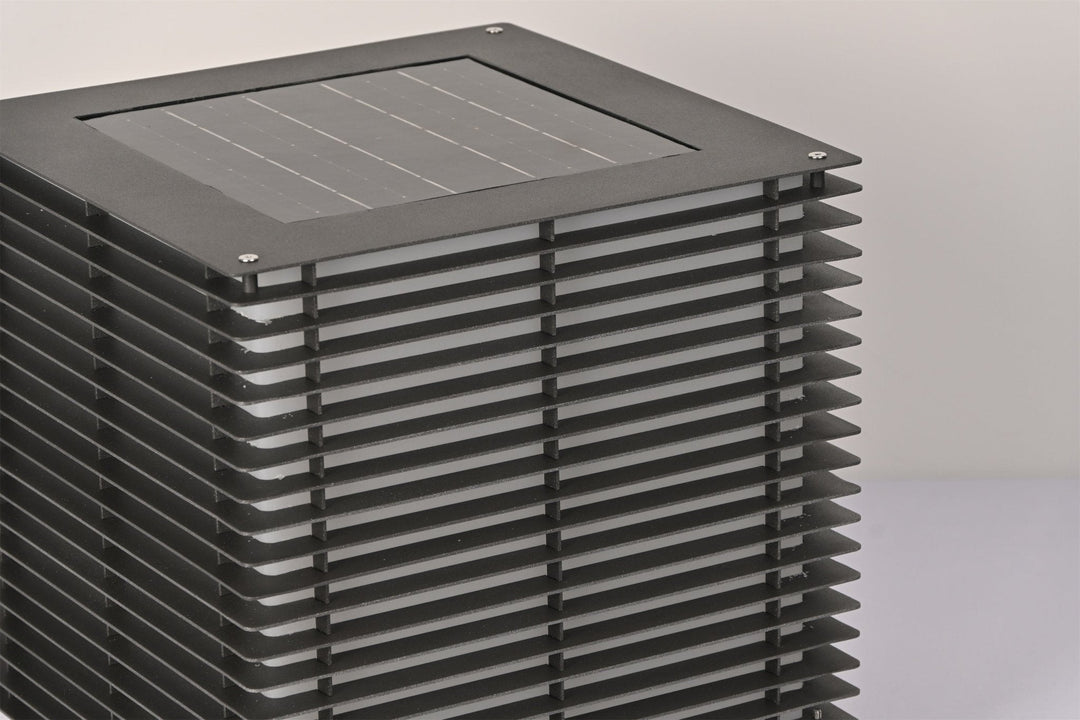 Eryon Lampe Solaire À Grille Extérieure - Neutralighting
