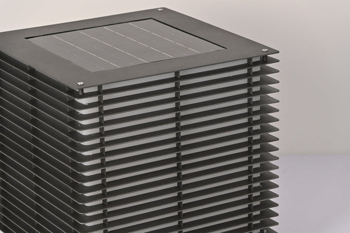 Eryon Lampe Solaire À Grille Extérieure - Neutralighting