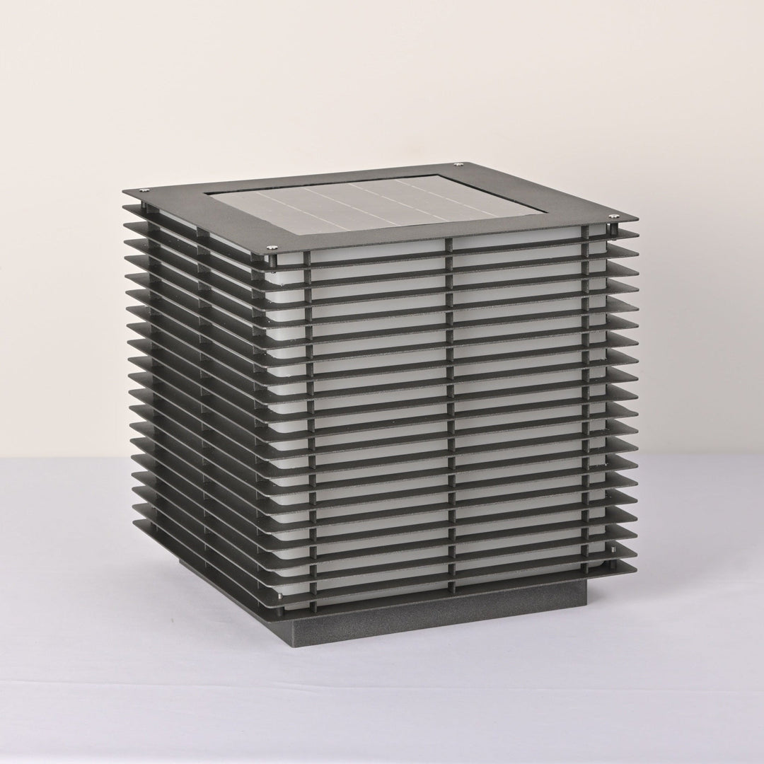 Eryon Lampe Solaire À Grille Extérieure - Neutralighting