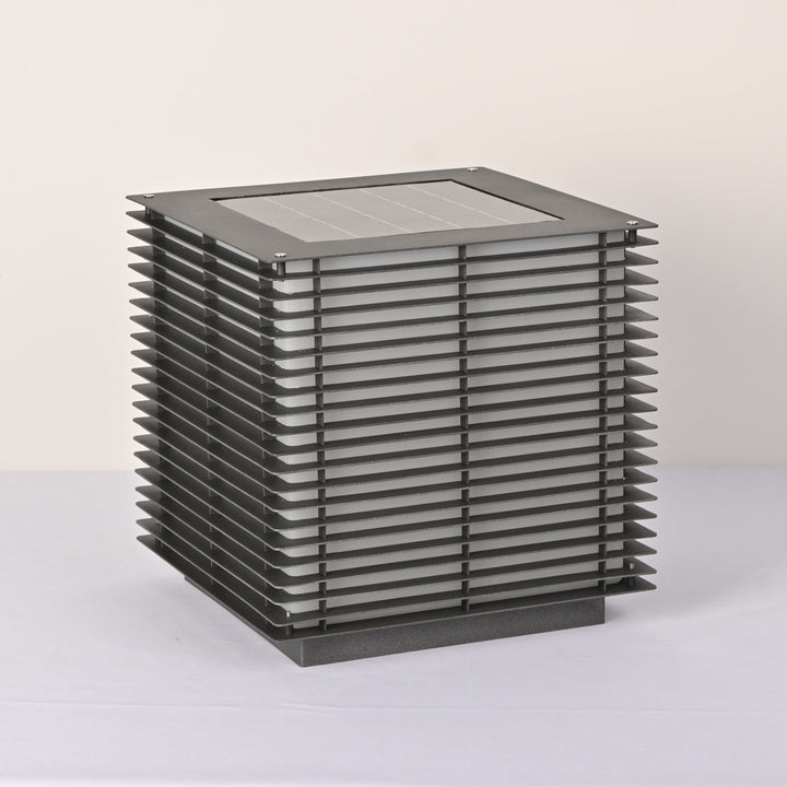 Eryon Lampe Solaire À Grille Extérieure - Neutralighting