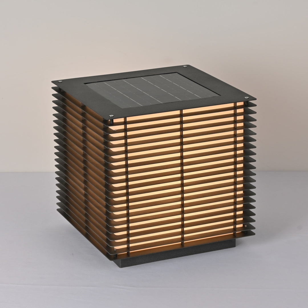 Eryon Lampe Solaire À Grille Extérieure - Neutralighting