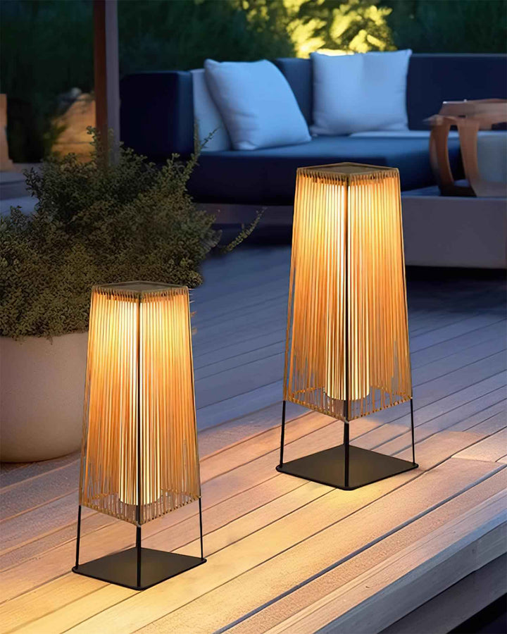 Solara Métal 24cm Noir LED
