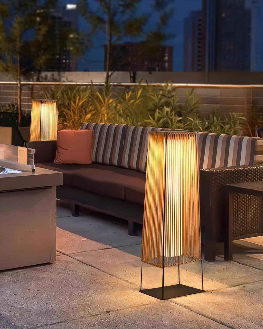 Solara Métal 24cm Noir LED