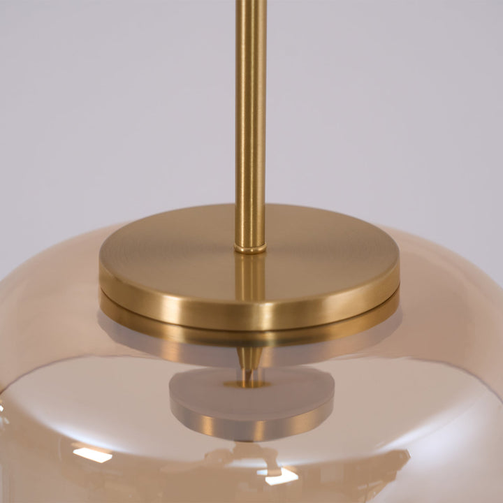 Lustra Suspension en Verre Transparent Élégante - Neutralighting