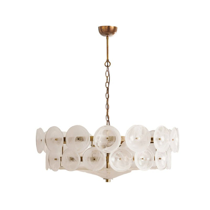 Aurora Chandelier Disque Verre Murano Vintage - Neutralighting