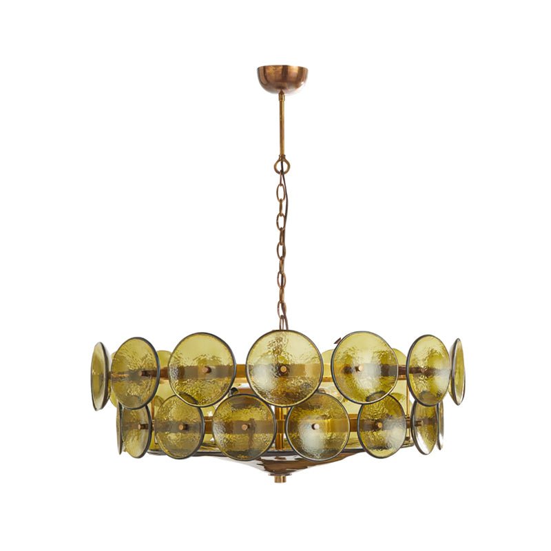 Aurora Chandelier Disque Verre Murano Vintage - Neutralighting