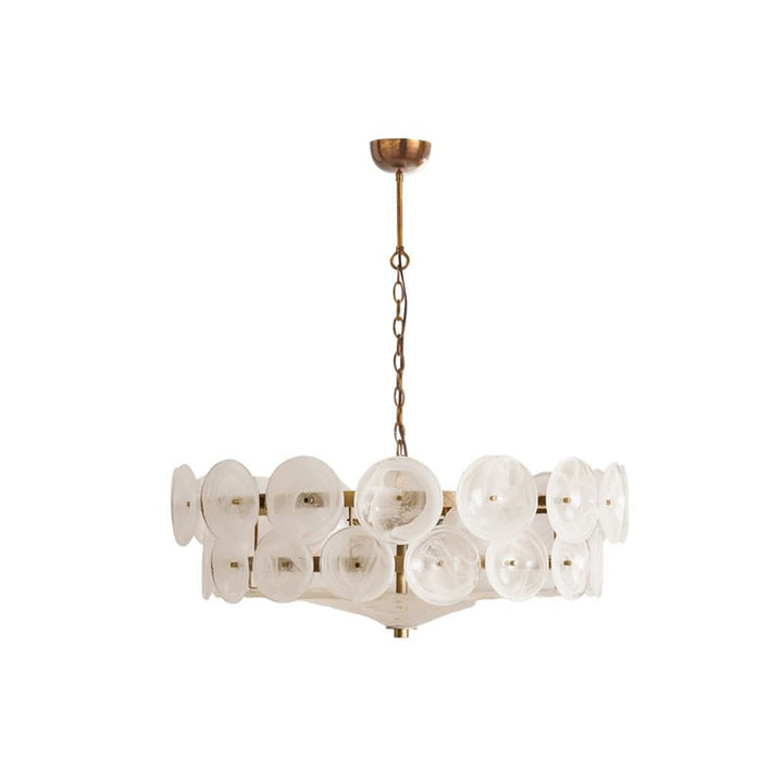 Aurora Chandelier Disque Verre Murano Vintage - Neutralighting