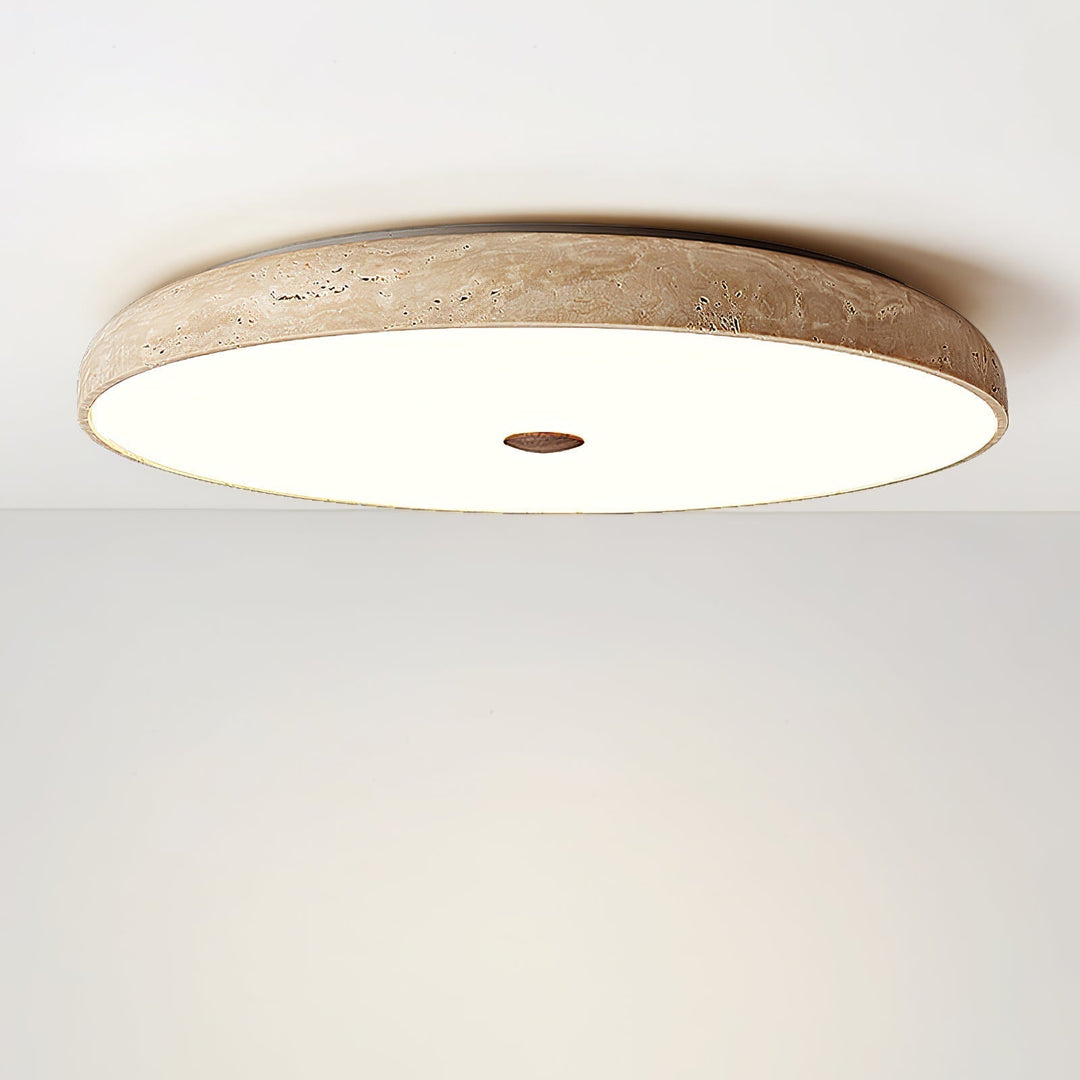 Orzoror Lumière de Plafond Minimaliste en Travertin - Neutralighting