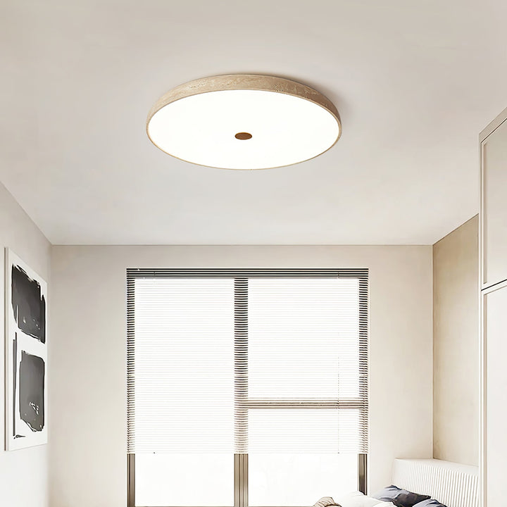Orzoror Lumière de Plafond Minimaliste en Travertin - Neutralighting