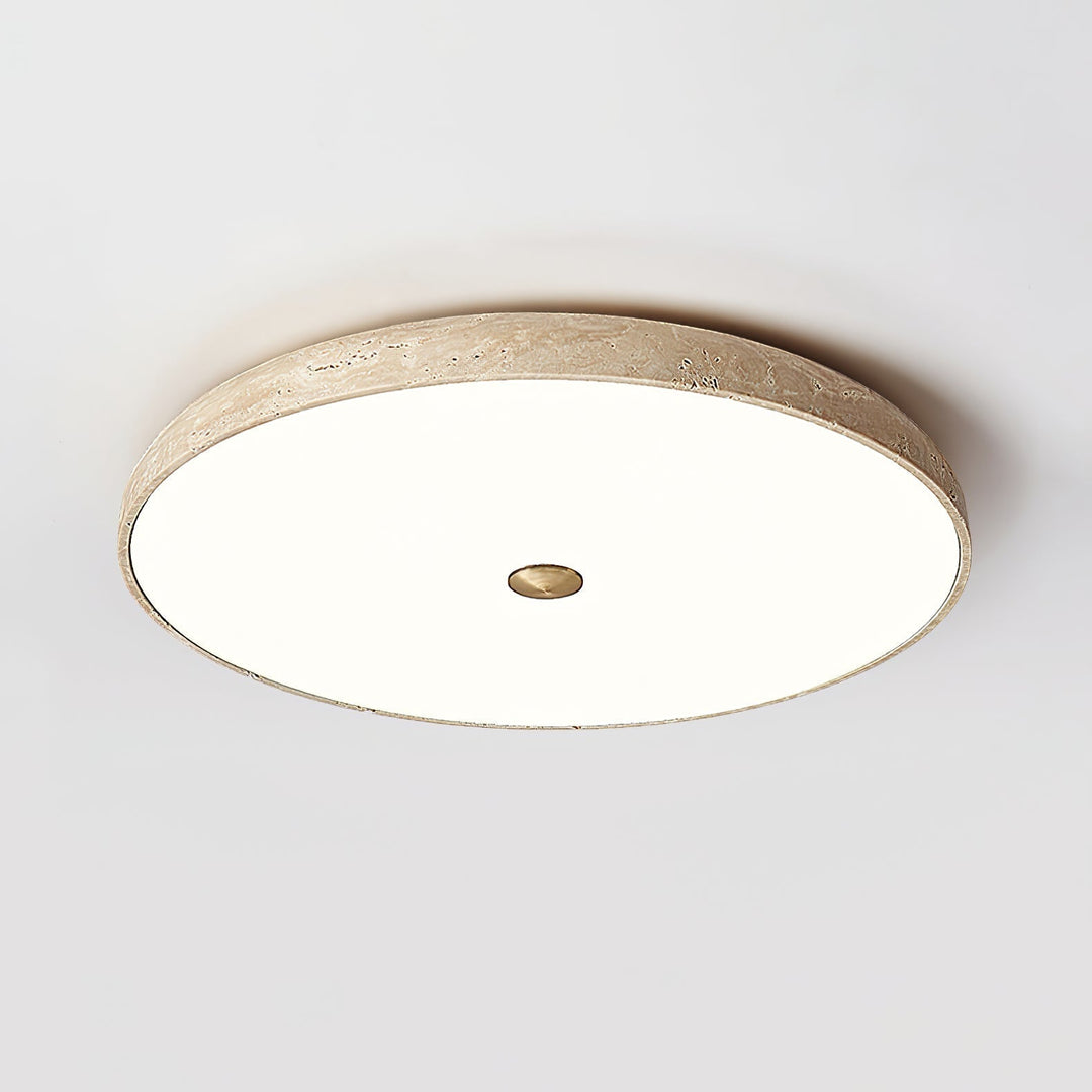 Orzoror Lumière de Plafond Minimaliste en Travertin - Neutralighting