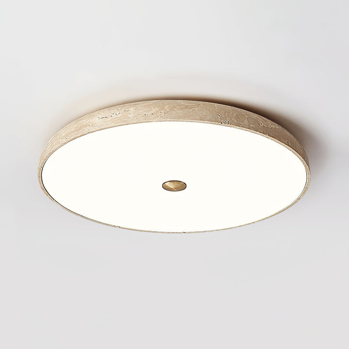Orzoror Lumière de Plafond Minimaliste en Travertin - Neutralighting