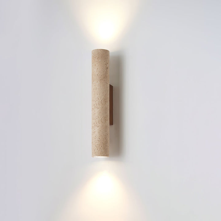 Olvaros Applique Murale Cylindre Mince Travertin - Neutralighting