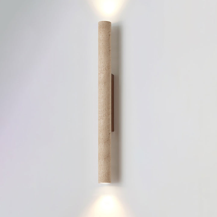 Olvaros Applique Murale Cylindre Mince Travertin - Neutralighting