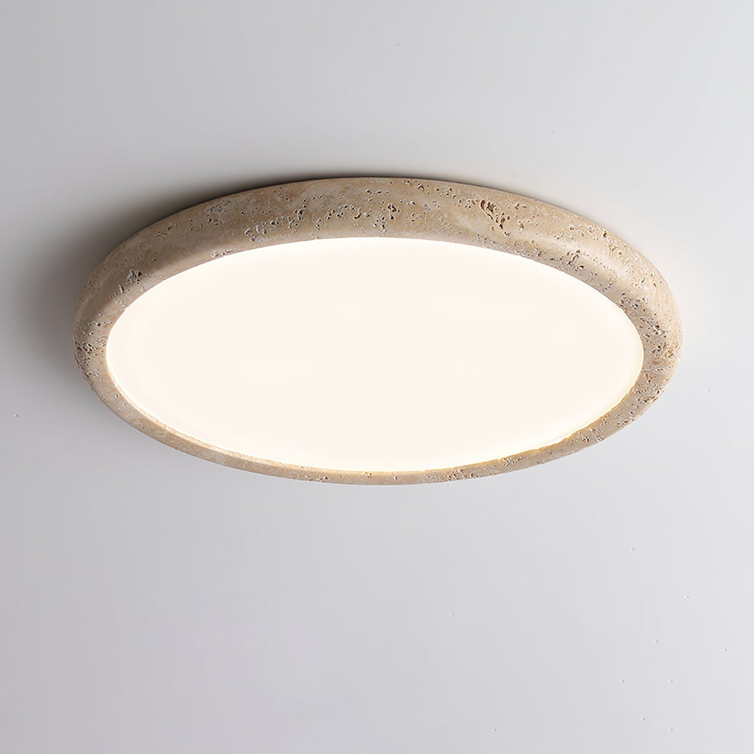 Aurrina Plafonnier Cadre Anneau en Travertin - Neutralighting