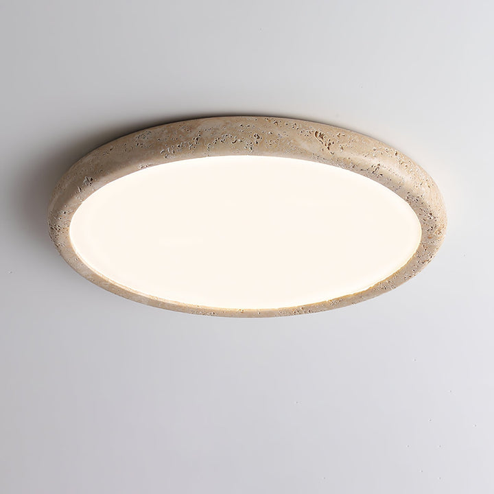 Aurrina Plafonnier Cadre Anneau en Travertin - Neutralighting