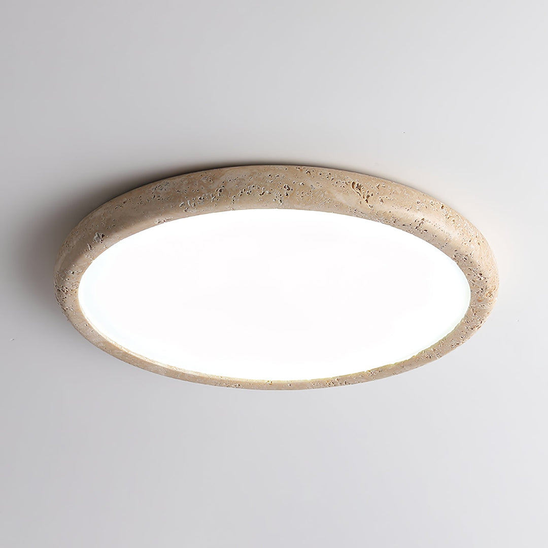 Aurrina Plafonnier Cadre Anneau en Travertin - Neutralighting