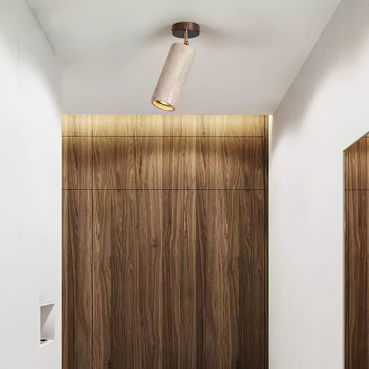 Mycaran Suspension Minimaliste en Travertin - Neutralighting