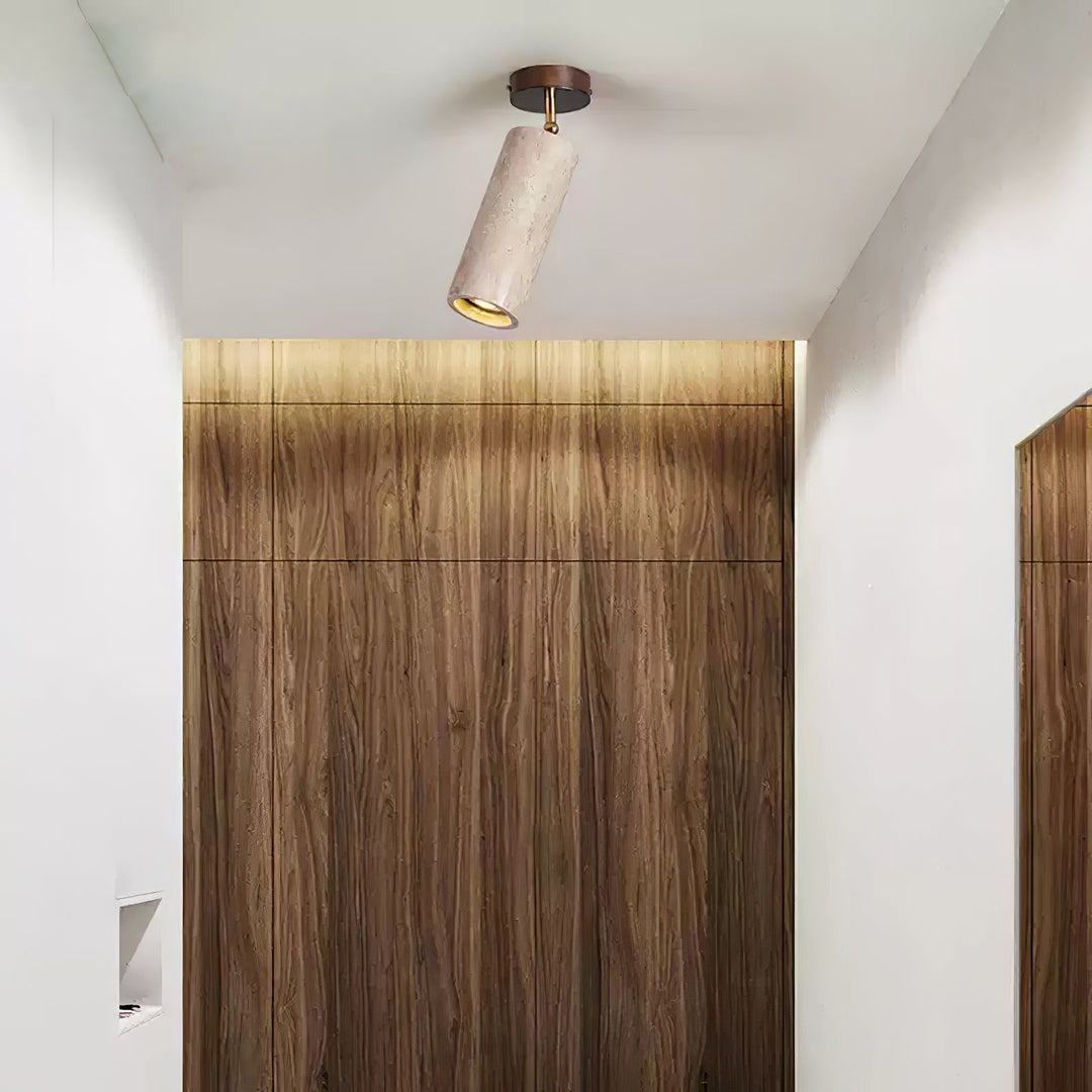 Mycaran Suspension Minimaliste en Travertin - Neutralighting