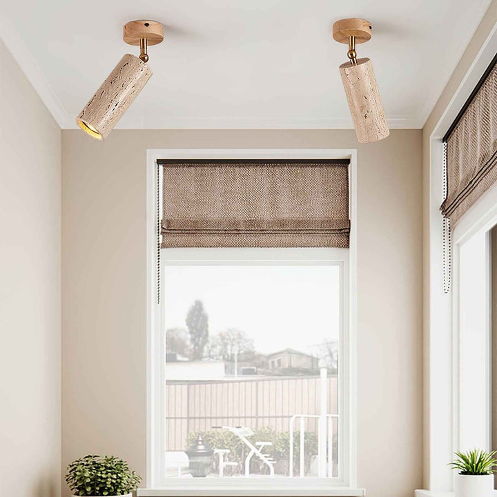 Mycaran Suspension Minimaliste en Travertin - Neutralighting