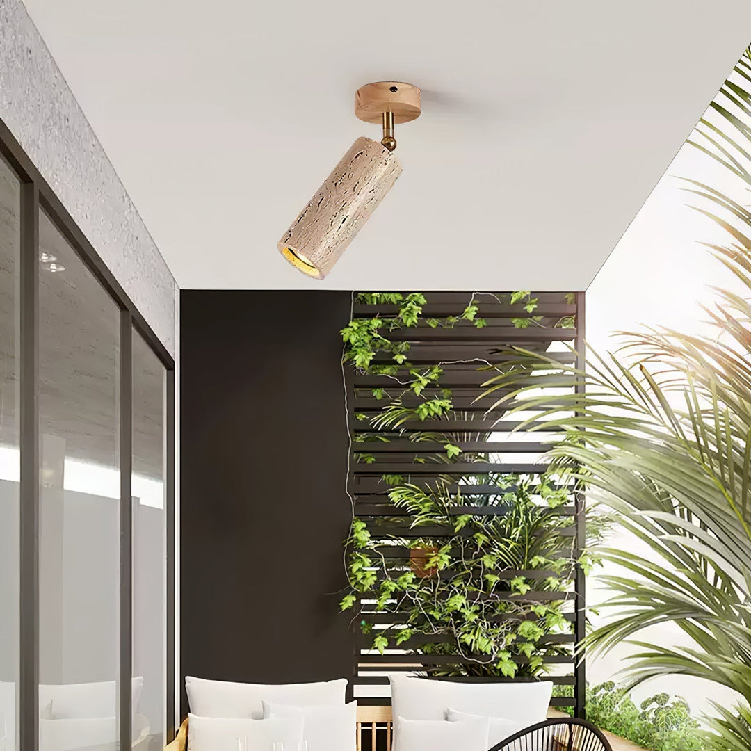 Mycaran Suspension Minimaliste en Travertin - Neutralighting
