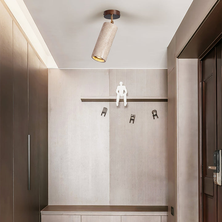 Mycaran Suspension Minimaliste en Travertin - Neutralighting