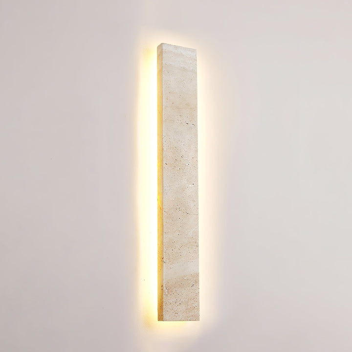 Olnorir Applique Murale Rectangulaire Mince en Travertin - Neutralighting
