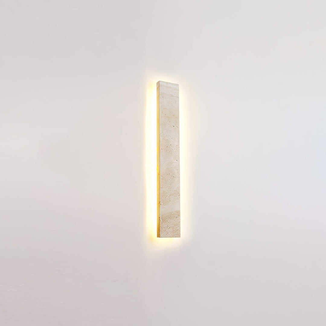 Olnorir Applique Murale Rectangulaire Mince en Travertin - Neutralighting