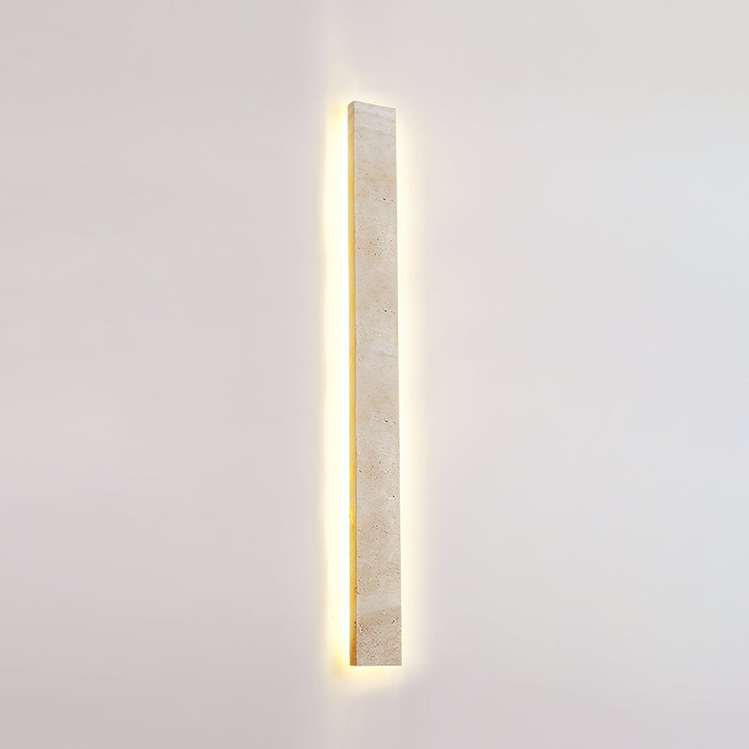 Olnorir Applique Murale Rectangulaire Mince en Travertin - Neutralighting