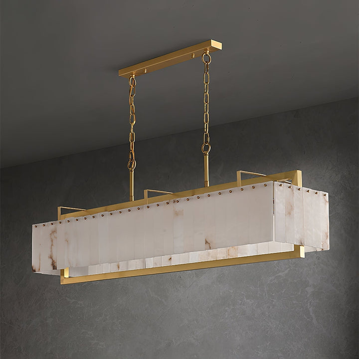 Aether Suspension Rectangulaire en Albâtre - Neutralighting