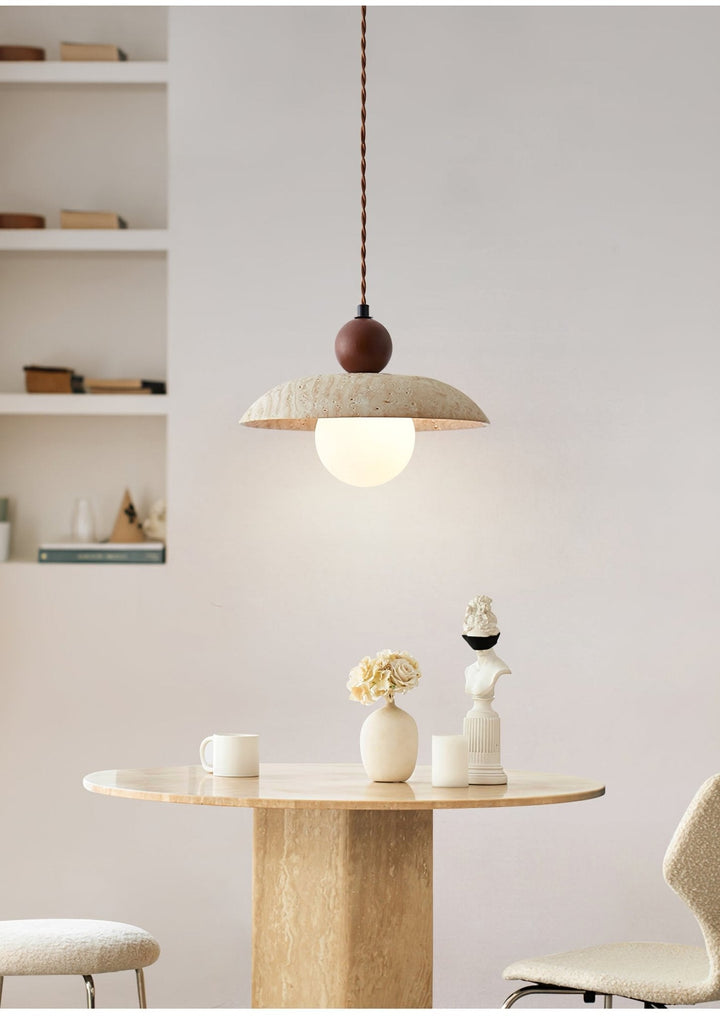 Suspension Travertin Soleil - Neutralighting