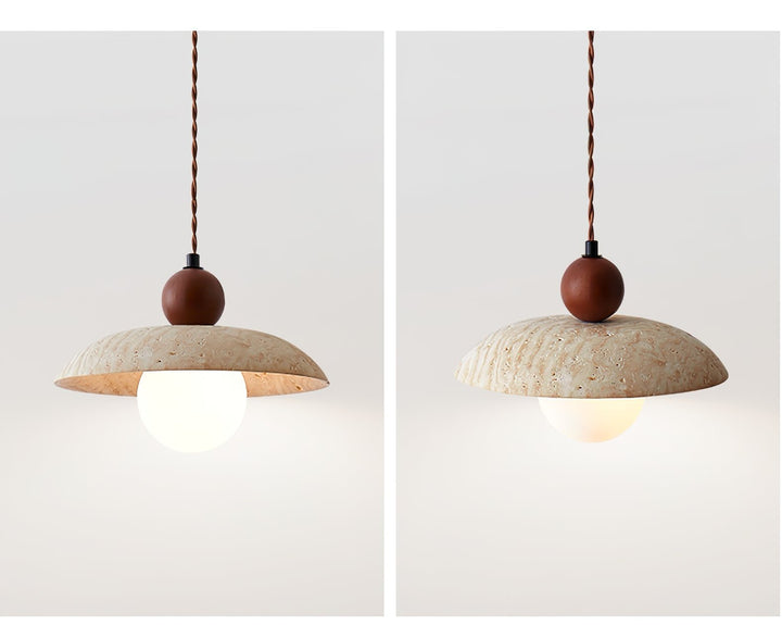 Suspension Travertin Soleil - Neutralighting