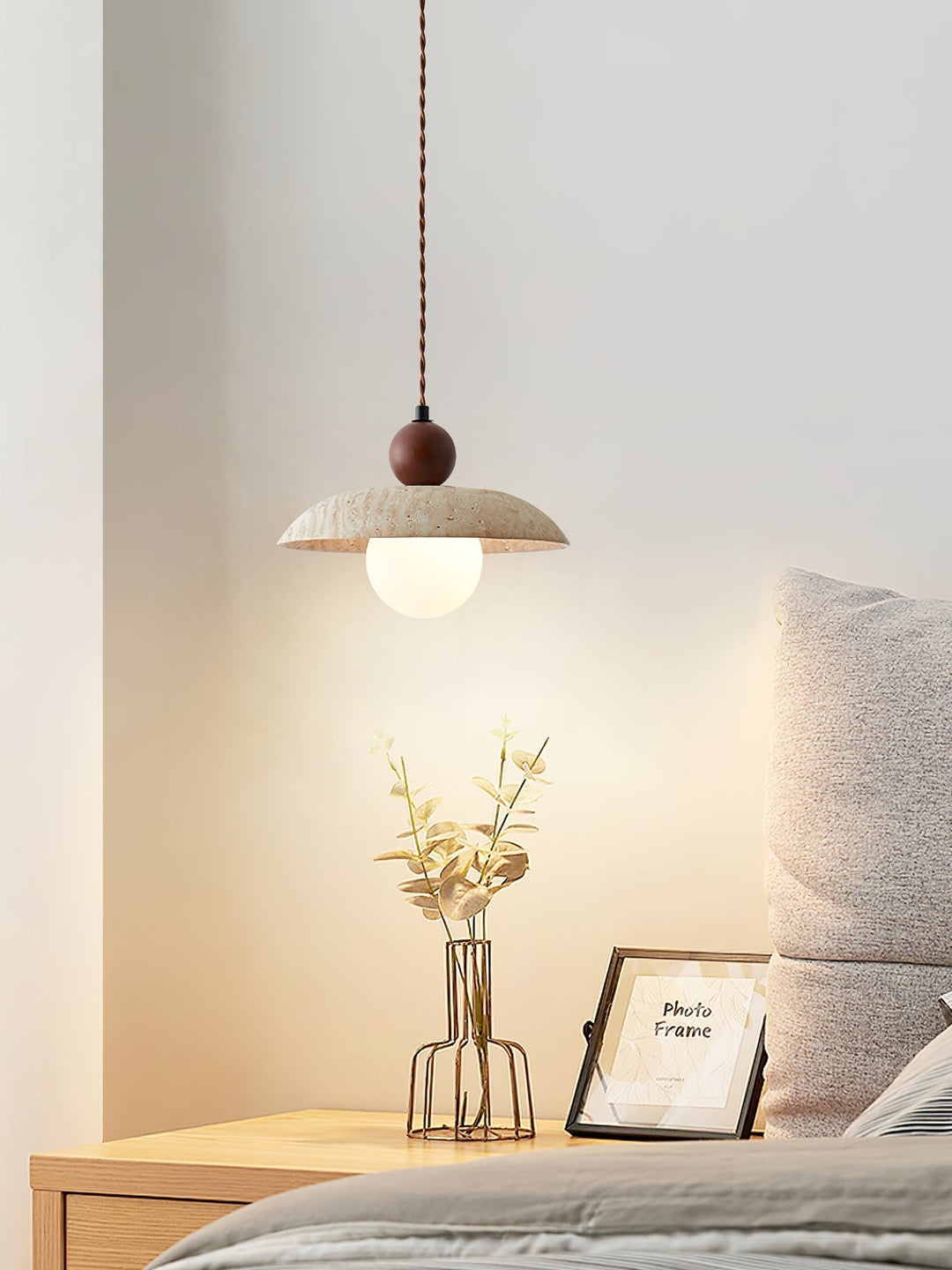 Suspension Travertin Soleil - Neutralighting