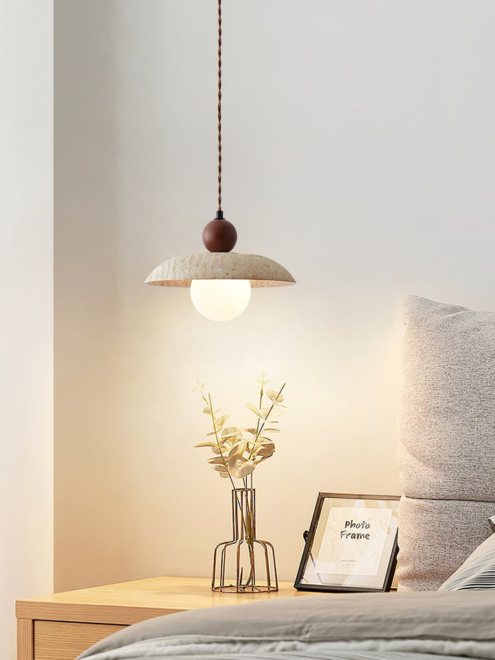 Suspension Travertin Soleil - Neutralighting