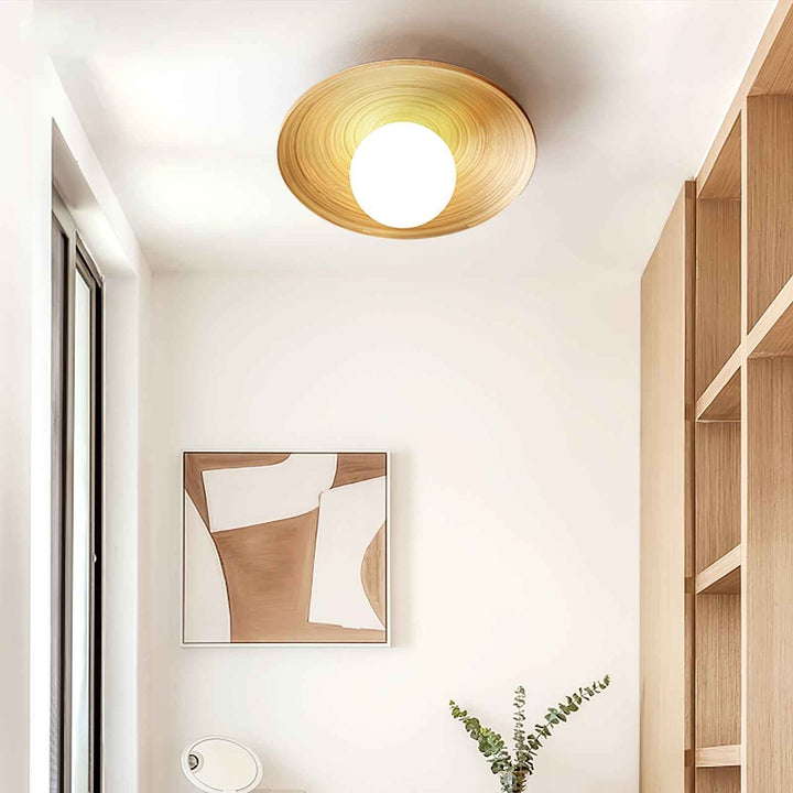 Lustra Métal 30cm Blanc LED 5W