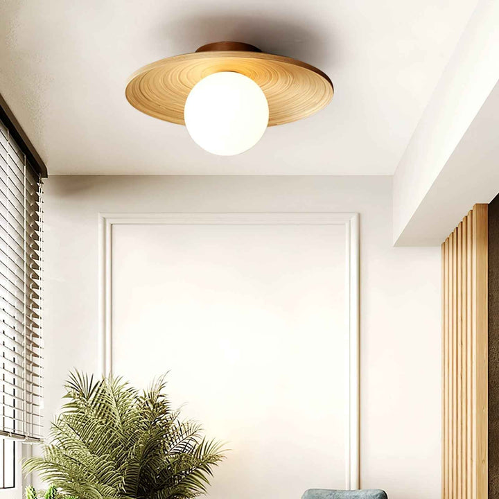 Lustra Métal 30cm Blanc LED 5W