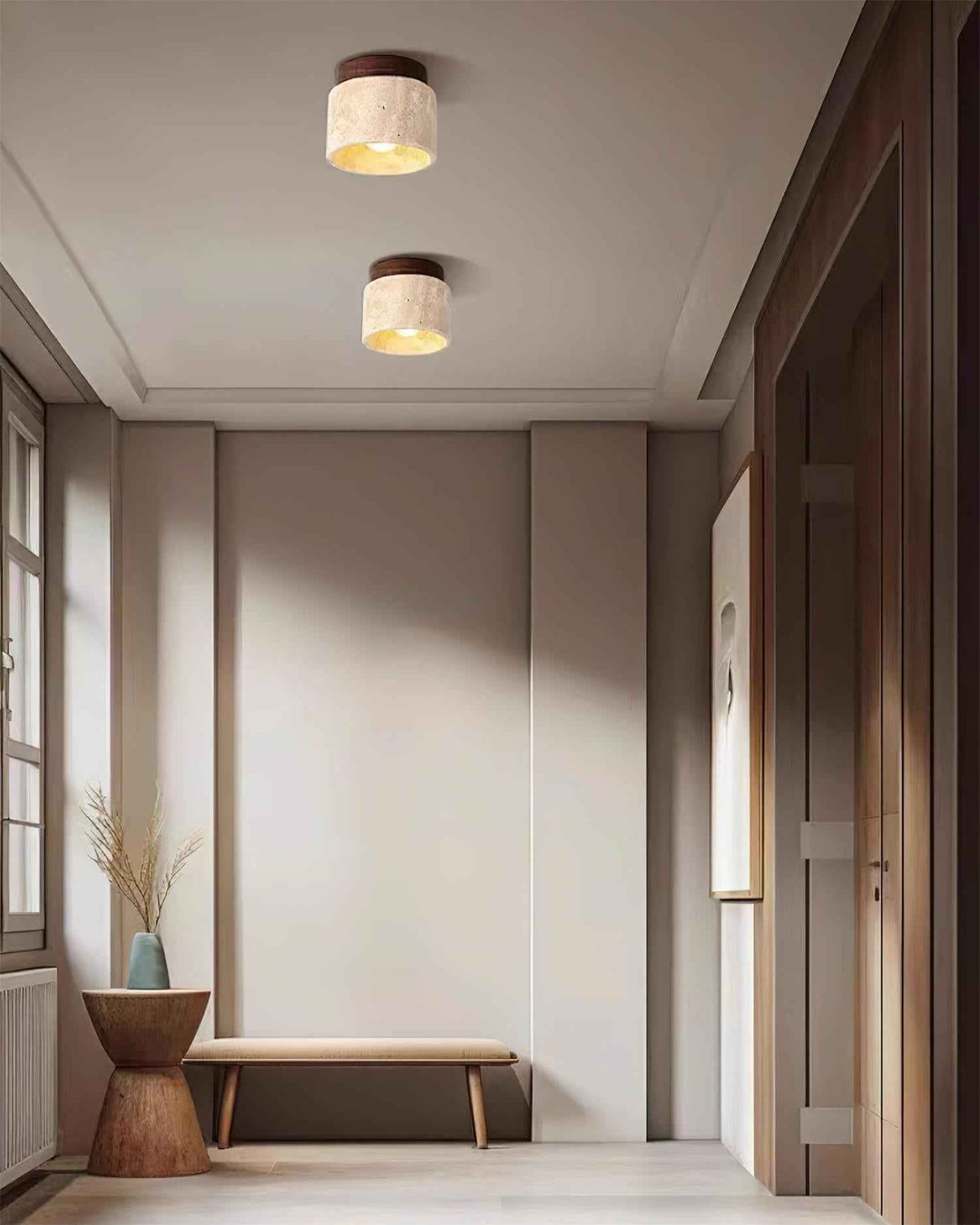 Ritta Bois 12cm Beige LED 40W