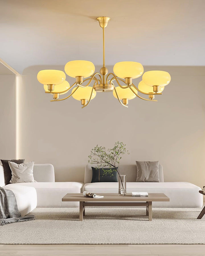 Havana Chandelier en Laiton et Verre - Neutralighting